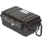 PELI 1050 Micro Case, Cajita protectora estanca para pertencias personales pequeñas, IP67 estanca1L de capacidad, fabricada en EE.UU., color negro
