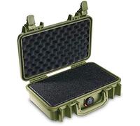 PELI 1170 Maleta Protectora; Protección Superior para Equipos valiosos como cámaras, ópticas, Drones; Resistente al Agua y al Polvo; Volumen 3 L; Configuración: con Espuma; Color: Verde Oliva
