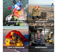 PELI 1200 Maleta; Protección Superior para Equipos valiosos como cámaras, Objetivos, Drones; Resistente al Agua y al Polvo; Volumen 5 L; Configuración: Sin Espuma; Color: Rojo