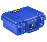 PELI 1200 Maleta; Protección Superior para Equipos valiosos como cámaras, Objetivos, Drones; Resistente al Agua y al Polvo; Volumen 5 L; Configuración: con Espuma; Color: Azul