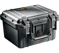 PELI 1300 Maleta profesional resistente a los impactos para equipos fotográficos y electrónicos, IP67 estanca, 6L de capacidad, fabricada en EE.UU., con espuma personalizable, color negro