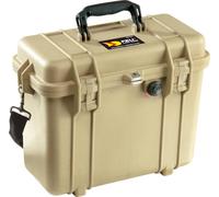 PELI 1430 Maleta Protectora: cámaras DSLR, Drones e Instrumentos de Campo. Resistente al Agua y Polvo. Volumen: 15L. Configuración: con Espuma. Color: Edición Limitada Beige Desierto.