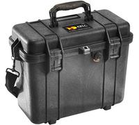 PELI 1430 Maleta Protectora rígida de Carga Superior para portátil, Documentos valiosos y Equipo fotográfico, IP67 estanca15L de Capacidad, Fabricada en EE.UU., sin Espuma, Color Negro