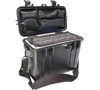 PELI 1430 Maleta Trolley de Carga Superior para Equipos informáticos y fotográficos, IP67 estanca15L de Capacidad, Fabricada en EE.UU., con divisores Acolchados Inlay, Color Negro