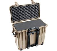 PELI 1440 Maleta Protección: cámaras, Drones y electrónica. Resistente al Agua y Polvo. Volumen: 34L. Configuración: con Espuma. Color: Beige Desierto.