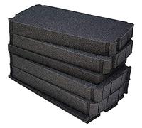Peli 1461 Set de espumas de Repuesto, Accesorio Original para Maletas Protector, Compatible 1460, Color: Negro