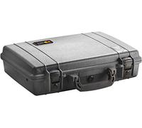 PELI 1470 Maletín Profesional para el portátil y Sus Accesorios, IP67 estanco e Impermeable al Polvo, 11L de Capacidad, Fabricado en EE.UU., sin Espuma, Color Negro