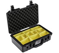 PELI 1485 Air Maleta Protectora Ligera para Equipos electrónicos y fotográficos, estanca e Impermeable al Polvo, 18L de Capacidad, Fabricada en EE.UU., con divisores Acolchados, Color Negro