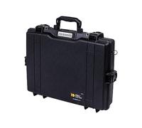 PELI 1495 Funda rígida para Laptop Resistente a los Impactos, IP67 estanca e Impermeable al Polvo, 15L de Capacidad, Fabricada en EE.UU., sin Espuma, Color Negro