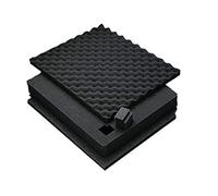 Peli 1501 Set de espumas de repuesto, accesorio original para maletas Peli Protector, compatible con: Peli 1500, color: negro
