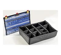 PELI 1505EMS Set de Accesorios para Servicios de emergencias (Organizador de Tapa y Set de divisores), Accesorio Original para Maletas Protector, Compatible 1450, Color: Negro