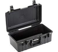 PELI 1506 Air Maleta Protectora Ligera para cámaras de Cine y Equipos electrónicos frágiles, estanca e Impermeable al Polvo, 22L de Capacidad, Fabricada en EE.UU., sin Espuma, Color Negro