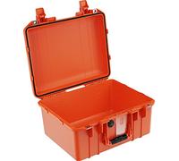 PELI 1507 Air Maleta Protectora Ligera para Drones, cámaras y Otros Equipos frágiles, estanca e Impermeable al Polvo, 24L de Capacidad, Fabricada en EE.UU, sin Espuma, Color Naranja