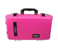 PELI 1510 Maleta de Cabina; Protección Superior para Cámaras, Drones & Ópticas; Resistente al Agua & Polvo; Volumen 27 L; Configuración: Sin Espuma; Color: Edición Limitada Rosa