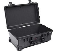 PELI 1510 Maleta Trolley de Viaje rígida y Robusta, IP67 estanca e Impermeable al Polvo, 27L de Capacidad, Fabricada en Alemania, sin Espuma, Color Negro