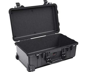 PELI 1510 Maleta Trolley de Viaje rígida y Robusta, IP67 estanca e Impermeable al Polvo, 27L de Capacidad, Fabricada en Alemania, sin Espuma, Color Negro