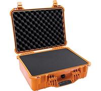 PELI 1520 Caja estanca robusta para herramientas, equipos fotográficos y electrónicos, IP67 estanca, 24L de capacidad, fabricada en Alemania, con espuma personalizable, color naranja