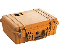 PELI 1520 Maleta fotográfica resistente al impacto para cámaras, objetivos, baterías y otros accesorios, IP67 estanca, 24L de capacidad, fabricada en Alemania, sin espuma, color naranja