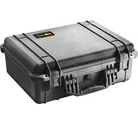 PELI 1520 Maleta rugerizada para el transporte de equipos electrónicos y fotográficos valiosos, IP67 estanca, 24L de capacidad, fabricada en Alemania, con espuma personalizable, color negro