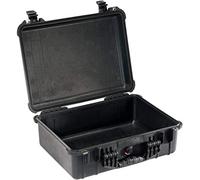 PELI 1520 Maletín resistente al agua, al polvo y los impactos para cámara, sistemas electrónicos y ópticos, IP67 estanco, 24L de capacidad, fabricado en Alemania, sin espuma, color negro
