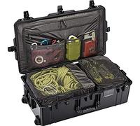 PELI 1535TRVL Travel Air Case, Maleta de Cabina con Ruedas Resistente a los Impactos, estanca, 26L de Capacidad, Fabricada en EE.UU, con Compartimentos para la Ropa, Indigo
