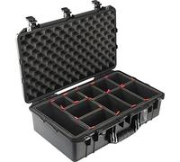 PELI 1555 Air Maleta Ultra Resistente y Ligera para Equipos fotográficos, estanca e Impermeable al Polvo, 36L de Capacidad, Fabricada en EE.UU., con divisores Personalizables TrekPak™, Color Negro