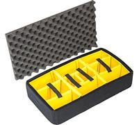 PELI 1555 Set de divisores Acolchados, Accesorio Original para Maletas Protector, Compatible 1550, Color: Negro/Amarillo