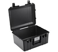 PELI 1557 Air Maleta de Transporte Ligera para Drones, cámaras y Otros Equipos frágiles, estanca e Impermeable al Polvo, 36L de Capacidad, Fabricada en EE.UU, sin Espuma, Color Negro