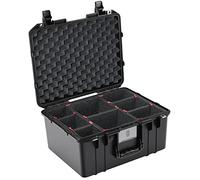 Peli 1557 Air Maleta de Transporte Ligera para Drones y cámaras, estanca e Impermeable al Polvo, 36L de Capacidad, Fabricada en EE.UU., con divisores Personalizables TrekPak, Color Negro