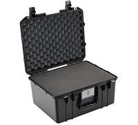 PELI 1557 Air Maleta Protectora Ligera y estanca para Drones, Flashes, focos y Otros Equipos frágiles, 36L de Capacidad, Fabricada en EE.UU., con Espuma Personalizable, Color Negro