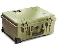 PELI 1560 Maleta Protectora; para cámaras, Drones e Instrumentos; Estanca, Resistente al Polvo e irrompible; Volumen 44 L; Sin Espuma; Color: Verde Oliva