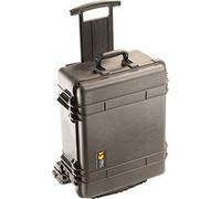 Peli 1560M Maleta Robusta con Ruedas Todo Terreno y asa Telescópica, IP57 estanca e Impermeable al Polvo, 44L de Capacidad, Fabricada en EE.UU., sin Espuma, Color Negro