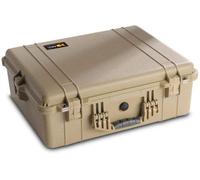 PELI 1600 Maleta Protectora; para cámaras, Drones e Instrumentos; Estanca, Resistente al Polvo e irrompible; Volumen 46 L; Sin Espuma; Color: Beige