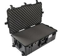 PELI 1615 Air Maleta Trolley Ultra Resistente y Ligera Para Cámaras y Sistemas ópticos, Estanca e Impermeable al Polvo, 71L de Capacidad, Fabricada en EE.UU., con Espuma Personalizable, Negro