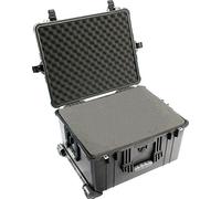 PELI 1620 Maleta fotográfica Profesional, IP67 estanca e Impermeable al Polvo, 72L de Capacidad, Fabricada en Alemania, con Espuma Personalizable, Color Negro