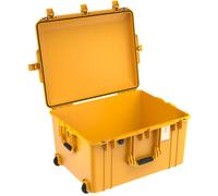 PELI 1637 Air Maleta Protectora Ligera con Ruedas para Drones y Equipos fotográficos, estanca e Impermeable al Polvo, 89L de Capacidad, Fabricada en EE.UU., sin Espuma, Color Amarillo