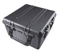 PELI 1640 Maleta de Transporte técnico con Ruedas robustas y asa Extensible para cámaras y Drones, IP67 estanca e Impermeable al Polvo, 130L de Capacidad, Fabricada en EE.UU., sin Espuma, Color Negro