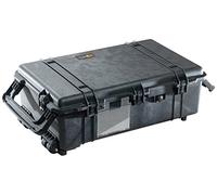 PELI 1670 Caja estanca con Ruedas para Transporte de Equipos electrónicos y fotográficos, IP67 Impermeable al Polvo y Agua, 126L Capacidad, Fabricada en EE.UU., con Espuma Personalizable, Color n70L