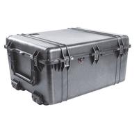 PELI 1690 Maleta de Transporte Robusta y estanca para Equipos electrónicos y ópticos, IP67 estanca e Impermeable al Polvo, 191L de Capacidad, Fabricada en EE.UU., sin Espuma, Color Negro