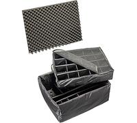 PELI 1695 Set de Divisores Acolchados, Accesorio Original para Maletas Protector, Compatible 1690, Color: Negro/Amarillo