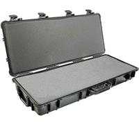 PELI 1700 Funda rígida larga para rifles deportivos y trípodes de fotografía y vídeo, IP67 estanca e impermeable al polvo, 42L de capacidad, fabricada en EE.UU., con espuma personalizable, Color Negro