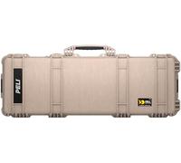 PELI 1720 Maleta Protectora Alargada; Protección Superior para Equipos Valiosos como Cámaras DSLR, Kits GoPro y Drones Compactos; Resistente al Agua y al Polvo; Volumen: 49 litros; Color: Beige
