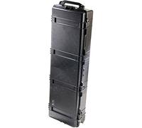 PELI 1770 Funda larga robusta con ruedas de poliuretano anchas para trípodes, armas deportivas e instrumentos, IP67 estanca, 120L de capacidad, fabricada en EE.UU., sin espuma, color negro