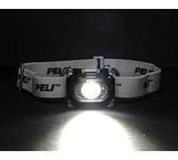 PELI 2750 Linterna LED Frontal con visión Nocturna para Camping, Pesca, Ciclismo y Otras Actividades al Aire Libre, Resistente al Agua IPX4, 259 Lúmenes, Color: Negro