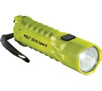PELI 3315Z0 Linterna LED de seguridad intrínsica, Compacta y aprobada para ATEX Zona 0, IP67 estanca y resistente al polvo, 138 Lúmenes, Color: Amarillo