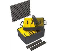 Peli 1607AIRDS Set de divisores Acolchados, Accesorio Original para Maletas Peli Air, Compatible con: Peli Air 1607, Color: Negro/Amarillo