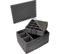 Peli 1665 Set de divisores Acolchados, Accesorio Original para Maletas Peli Protector, Compatible con: Peli 1650, Color: Negro/Amarillo