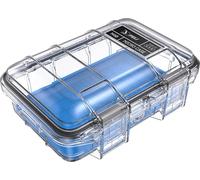 PELI M40 Micro Case - Caja Protector Pequeña; Protección Superior para Equipos Valiosos y Herramientas Compactas; Resistente al Agua, al Polvo y a los Golpes; Volumen 1 Litro; Color: Azul/Transparente