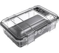 PELI M50 Micro Case - Caja pequeña de protección Superior para Equipos valiosos y Herramientas compactas; Resistente al Agua, al Polvo y a los Golpes; Volumen 1 litro; Color: Negro/Transparente