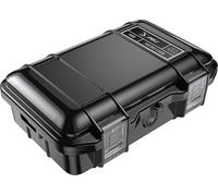 PELI M50 Micro Case - Caja pequeña de protección Superior para Equipos valiosos y Herramientas compactas; Resistente al Agua, al Polvo y a los Golpes; Volumen 1 litro; Color: Negro